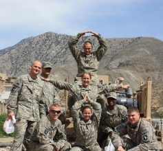 Soldiers in Afghanistan Spell Out OTA